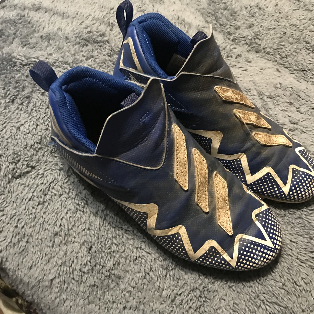 adidas Freak Kids Football Cleats in Blue with White Highlights